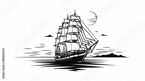old sailing ship