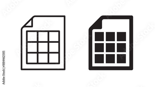 Two sim card icons in distinct styles on transparent background silhouette