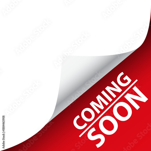 Coming soon stiker label vector design. Coming soon badge icon element