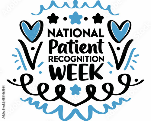 Wallpaper Mural National Patient Recognition Week Vector Illustration, Medical Care and Patient Appreciation Concept Torontodigital.ca