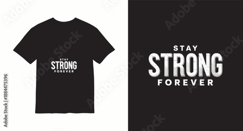 Typography t shirt design concept