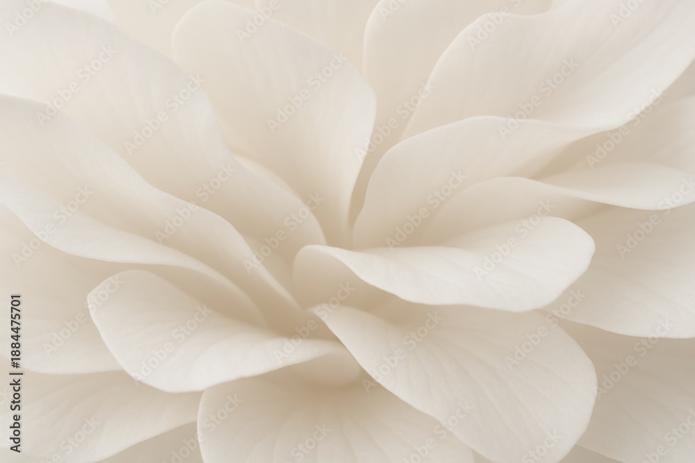 Obraz premium White flower petals creating soft layered texture, ideal for backgrounds