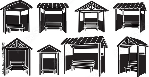 Various Designs of Simple Outdoor Wooden Gazebo Structures