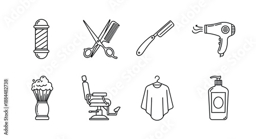 Essential hairdressing tools and equipment