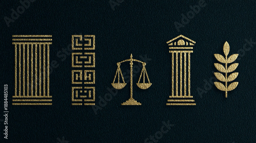 Justice logo spacing matrix branding guide, proportional balance, institutional identity consistency, governance presentation, and legal aesthetics