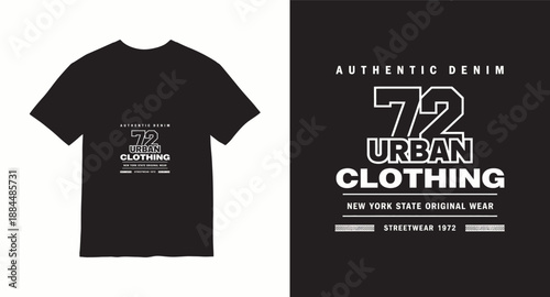 Typography t shirt design concept