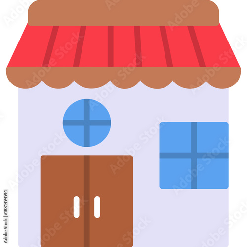 Retail storefront building