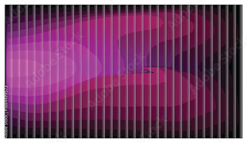 Red Blue to Light Blue Glass Gradient on Black, Energetic Cyberpunk Background