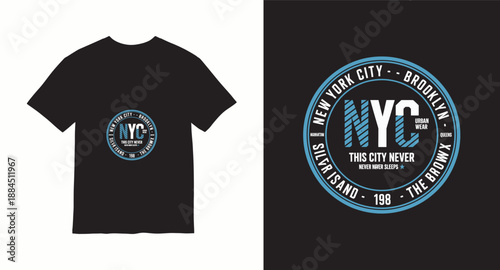 Varsity style vector t-shirt design