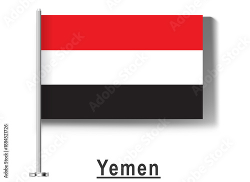 Free Download vector flag of Yemen - GFXLoad