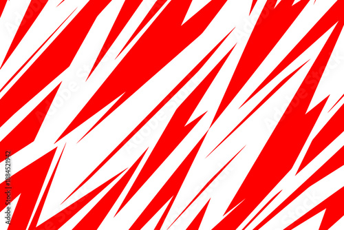 Foto Abstract red and white diagonal pattern background.