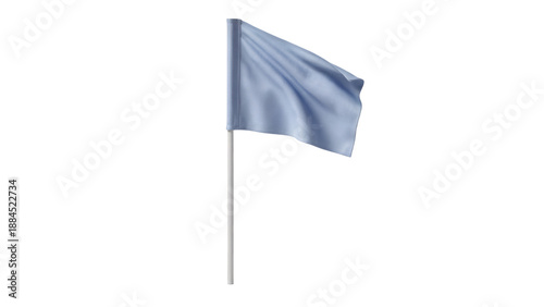 Corner flag isolated on transparent background