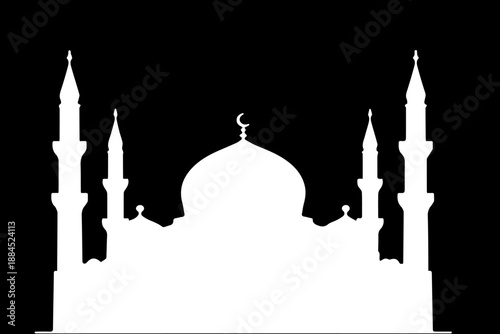 Minimal Ramadan background 