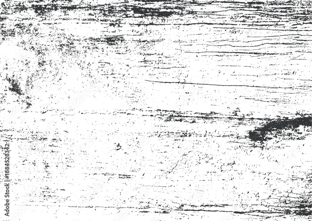 Obraz premium Distressed Grunge Wood Grain Background with Scratches in Monochrome
