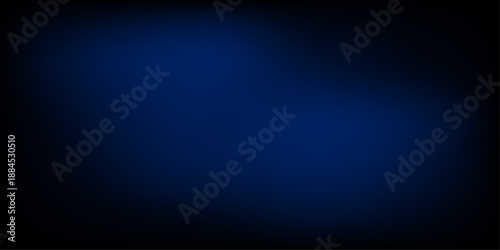 Blue light on black high resolution background. Defocused abstract texture background for your design. blue gradient defocused abstract photo smooth lines pantone color background .