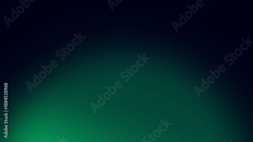 Minimal aesthetic abstract background animation of blurred glowing green gradient waves