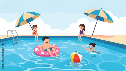 Hardworking miners using pickaxes to dig for Bitcoin and other cryptocurrencies among digital rocks with various financial icons.