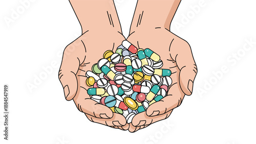 Loving parents and their two children hugging the mother's pregnant belly with a white cat nearby symbolizing family expectation.