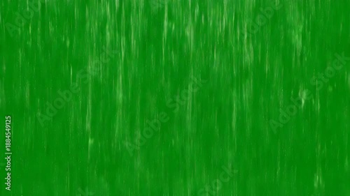 Captivating green abstract transition effect with rain like elements and a black screen end