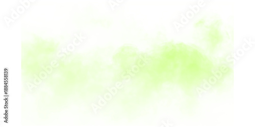 Bilde på lerret Intense glowing green smoke texture mysterious toxic fog on dark background Ethe