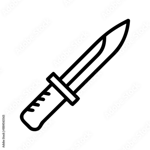 Combat Knife for web and graphic design