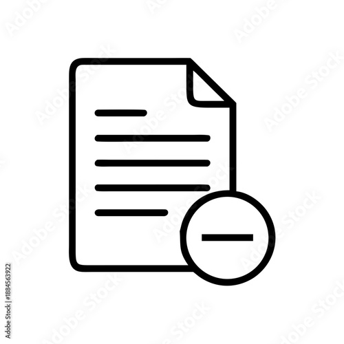 Document Minus for web and graphic design