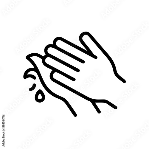Hand Wash Symbol for web and graphic design