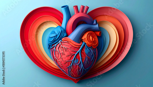 A colorful heart-shaped candy and lollipop decoration with love and Christmas vibes