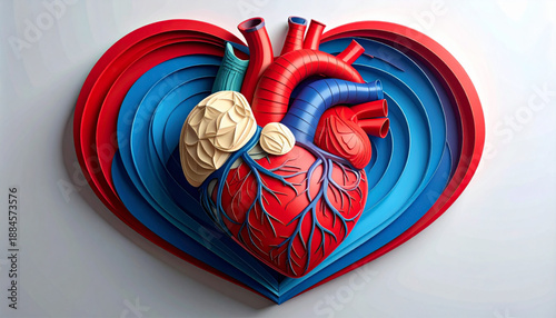 A colorful heart-shaped candy and lollipop decoration with love and Christmas vibes