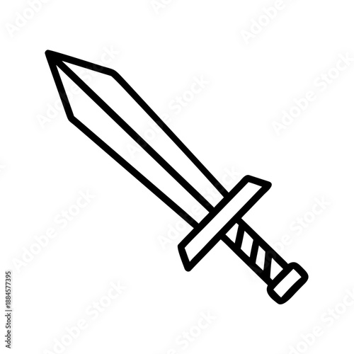 Sword for web and graphic design