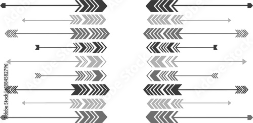 Schematic diagram of molecular structures with arrows and lines