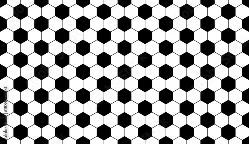 Seamless hexagon football net, soccer ball pattern. Honeycomb texture perfect for sports designs, backgrounds
