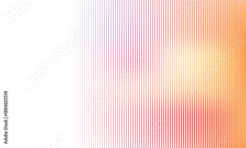 Abstract background with vibrant gradient vertical lines in warm and cool tones for modern digital design