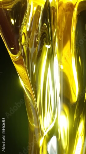 Wallpaper Mural Macro Texture of Olive Oil, Flow on Black Background Torontodigital.ca