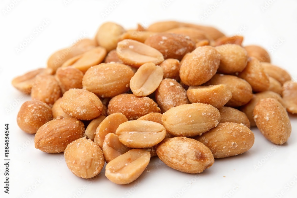 custom made wallpaper toronto digitalA pile of salted peanuts on a white background