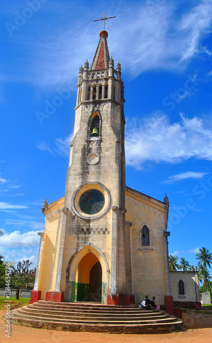 Church of Santo Antonio Catholic Mission, relics of Portuguese Colonialism in Rural Mozambique 