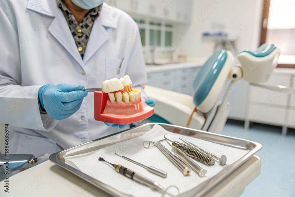 custom made wallpaper toronto digitalA dentist is working on a patient's teeth, using a drill to remove a tooth