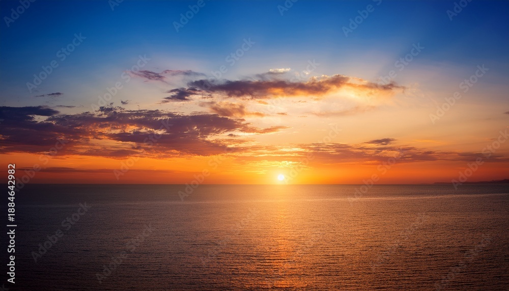 Obraz premium Sunset And Horizon Background