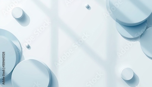 Minimalist Geometric Shapes Background
