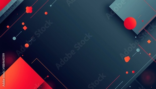 Abstract Geometric Shapes Background