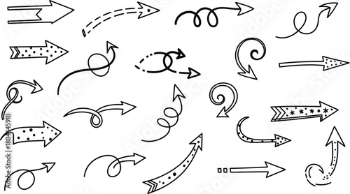 Versatile arrow set for design projects