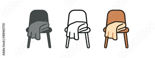 daily comfort soft blanket folded on chair