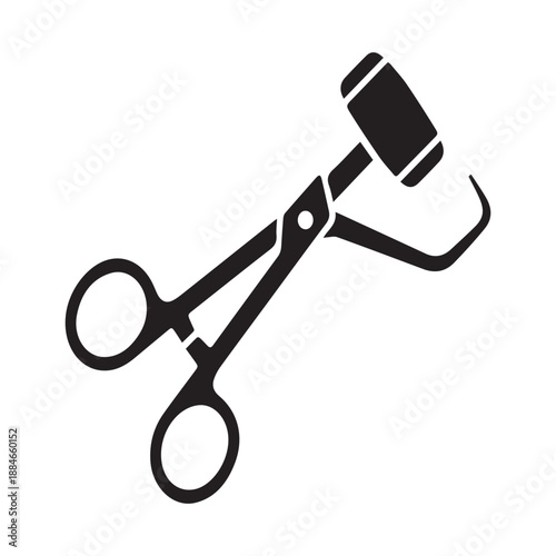 Tool of Precision: This image unveils a specialized tool, a fusion of a hammer and clamp, designed for surgical, dental, or mechanical purposes. The close-up view accentuates the tool's design.