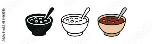 comfort food bowl of chili with spoon