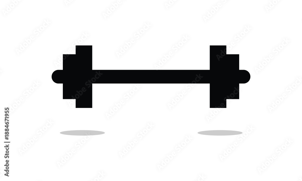 Obraz premium Dumbbell concept. Sport line icon set. Collection of vector signs in trendy flat style for web sites, internet shops and stores, books and flyers. Premium quality icons. dumbbell icon set. Eps10.