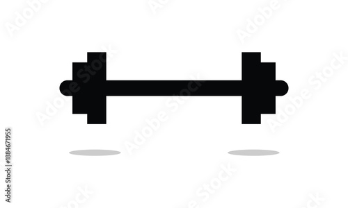 Dumbbell concept. Sport line icon set. Collection of vector signs in trendy flat style for web sites, internet shops and stores, books and flyers. Premium quality icons. 
dumbbell icon set. Eps10.