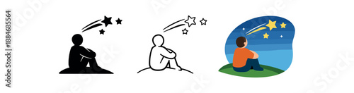 emotional resilience person looking at stars perspective emotional clarity