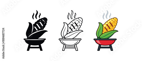 summer independence holidays corn on cob grill summer food