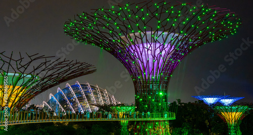Singapur Supertrees Garden by the Bay