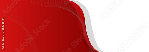 Red abstract background with wavy lines and curves transparent background